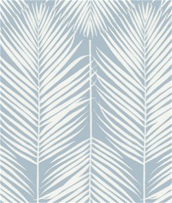 Seabrook Designs Athena Palm Hampton Blue Wallpaper