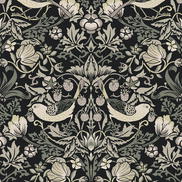 Seabrook Designs Fragaria Garden Blacksmith Wallpaper