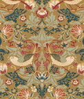 Seabrook Designs Fragaria Garden Ochre Wallpaper