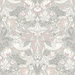 Seabrook Designs Fragaria Garden Light Grey & Rose Petal Wallpaper