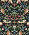 Seabrook Designs Fragaria Garden Ebony Wallpaper