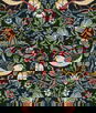 Seabrook Designs Fragaria Garden Ebony Wallpaper