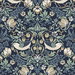 Seabrook Designs Fragaria Garden Navy Blue & Aloe Wallpaper