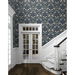 Seabrook Designs Fragaria Garden Navy Blue &amp; Aloe Wallpaper thumbnail image 3 of 4