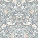 Seabrook Designs Fragaria Garden Blue Mist & Blush Wallpaper