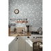 Seabrook Designs Fragaria Garden Blue Mist &amp; Blush Wallpaper thumbnail image 2 of 4