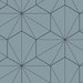 Seabrook Designs Hedron Geometric Pastel Blue & Midnight Wallpaper