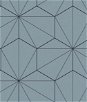 Seabrook Designs Hedron Geometric Pastel Blue & Midnight Wallpaper
