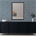 Seabrook Designs Hedron Geometric Pastel Blue &amp; Midnight Wallpaper thumbnail image 3 of 4