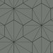 Seabrook Designs Hedron Geometric Pavestone & Ebony Wallpaper