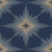 Seabrook Designs North Star Navy Blue Wallpaper