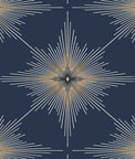 Seabrook Designs North Star Navy Blue Wallpaper
