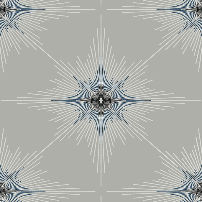 Seabrook Designs North Star Argos Grey Wallpaper image 1 of 3