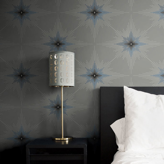Seabrook Designs North Star Argos Grey Wallpaper image 3 of 3