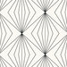 Seabrook Designs Diamond Vector Ebony & Eggshell Wallpaper