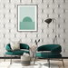 Seabrook Designs Diamond Vector Ebony &amp; Eggshell Wallpaper thumbnail image 3 of 3
