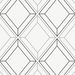 Seabrook Designs Linework Gem Metallic Silver &amp; Ebony Wallpaper thumbnail image 1 of 4