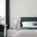 Seabrook Designs Linework Gem Metallic Silver &amp; Gold Wallpaper thumbnail image 2 of 4