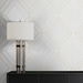 Seabrook Designs Linework Gem Metallic Silver &amp; Gold Wallpaper thumbnail image 3 of 4