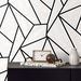 Seabrook Designs Metro Vector Ebony &amp; Morning Fog Wallpaper thumbnail image 3 of 4