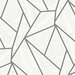 Seabrook Designs Metro Vector Metallic Silver & Morning Fog Wallpaper
