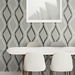 Seabrook Designs Wave Ogee Fog Grey &amp; Ebony Wallpaper thumbnail image 4 of 4