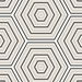 Seabrook Designs Hex Topography Cove Grey &amp; Ebony Wallpaper thumbnail image 1 of 4