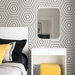 Seabrook Designs Hex Topography Cove Grey &amp; Ebony Wallpaper thumbnail image 2 of 4
