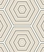 Seabrook Designs Hex Topography Lunar Rock & Argos Grey Wallpaper