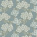 Seabrook Designs Floral Vine Stream Blue & Sage Wallpaper