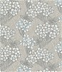 Seabrook Designs Floral Vine Daydream Grey & Carolina Blue Wallpaper