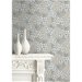 Seabrook Designs Floral Vine Daydream Grey &amp; Carolina Blue Wallpaper thumbnail image 3 of 3