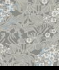 Seabrook Designs Floral Hydrangea Daydream Grey & Carolina Blue Wallpaper