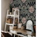 Seabrook Designs Floral Hydrangea Ebony &amp; Rose Wallpaper thumbnail image 4 of 4