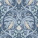 Seabrook Designs Bird Scroll Denim &amp; Blue Mist Wallpaper thumbnail image 1 of 4