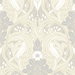 Seabrook Designs Bird Scroll Swiss Coffee & Grey Wallpaper