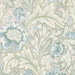 Seabrook Designs Acanthus Garden Powder Blue & Green Mist Wallpaper