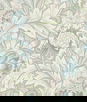 Seabrook Designs Acanthus Garden Powder Blue & Green Mist Wallpaper