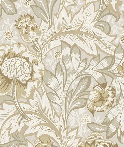 Seabrook Designs Acanthus Garden Warm Neutral Wallpaper