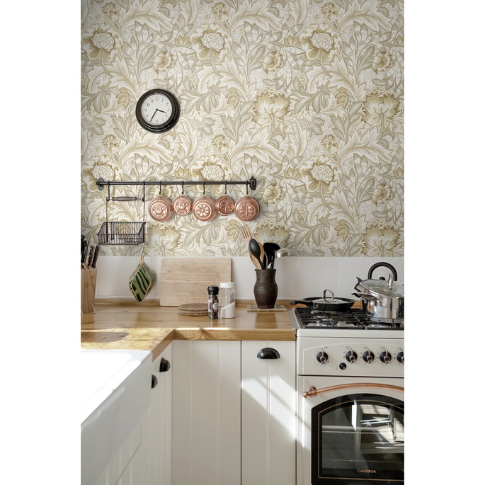 Seabrook Designs Acanthus Garden Warm Neutral Wallpaper image 3 of 3
