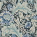Seabrook Designs Acanthus Garden Bluestone &amp; Golden Wallpaper thumbnail image 1 of 3