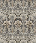 Seabrook Designs Dragonfly Damask Bronze & Smoke Wallpaper