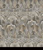 Seabrook Designs Dragonfly Damask Bronze & Smoke Wallpaper