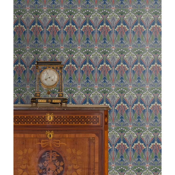 Seabrook Designs Dragonfly Damask Mauve &amp; Sage Wallpaper image 3 of 3