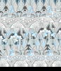 Seabrook Designs Dragonfly Damask Aegean Blue & Dewdrop Wallpaper
