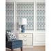 Seabrook Designs Dragonfly Damask Aegean Blue &amp; Dewdrop Wallpaper thumbnail image 2 of 3