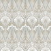 Seabrook Designs Dragonfly Damask Soft Taupe & Blue Mist Wallpaper