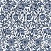 Seabrook Designs Tonal Floral Trail Navy Blue Wallpaper thumbnail image 1 of 3