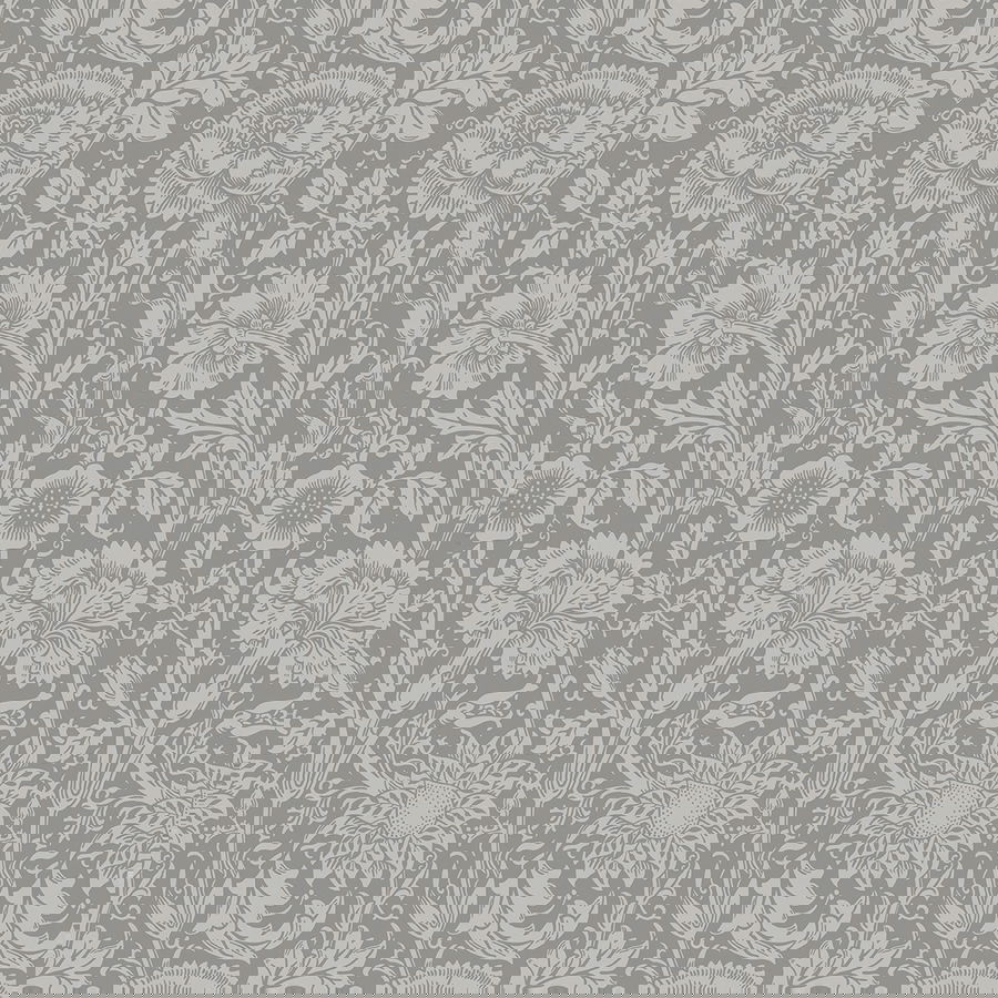 Seabrook Designs Tonal Floral Trail Argos Grey Wallpaper