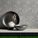 Seabrook Designs Tonal Floral Trail Argos Grey Wallpaper thumbnail image 3 of 3